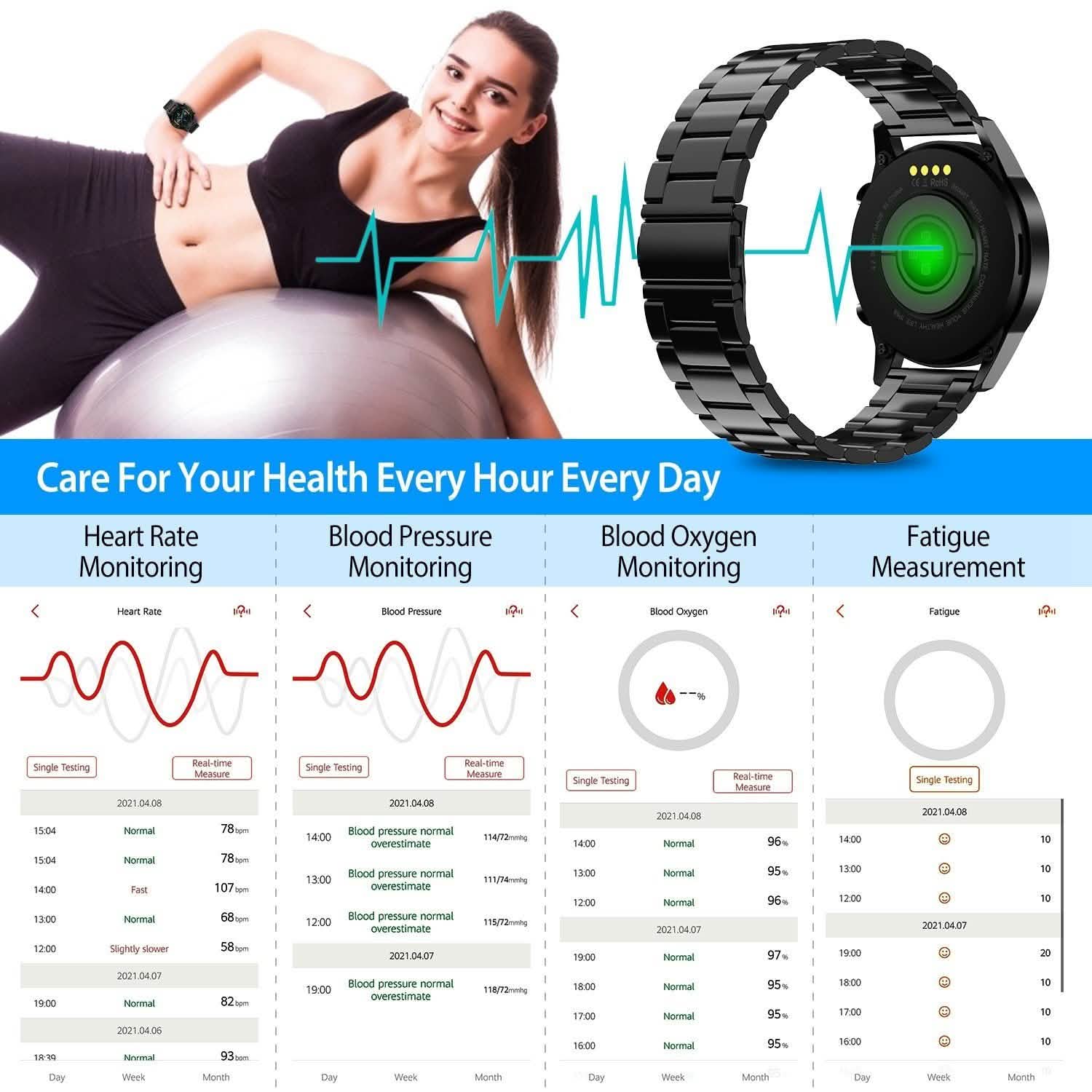 IP67 Waterproof Wireless Smartwatch Fitness Tracker DailySale