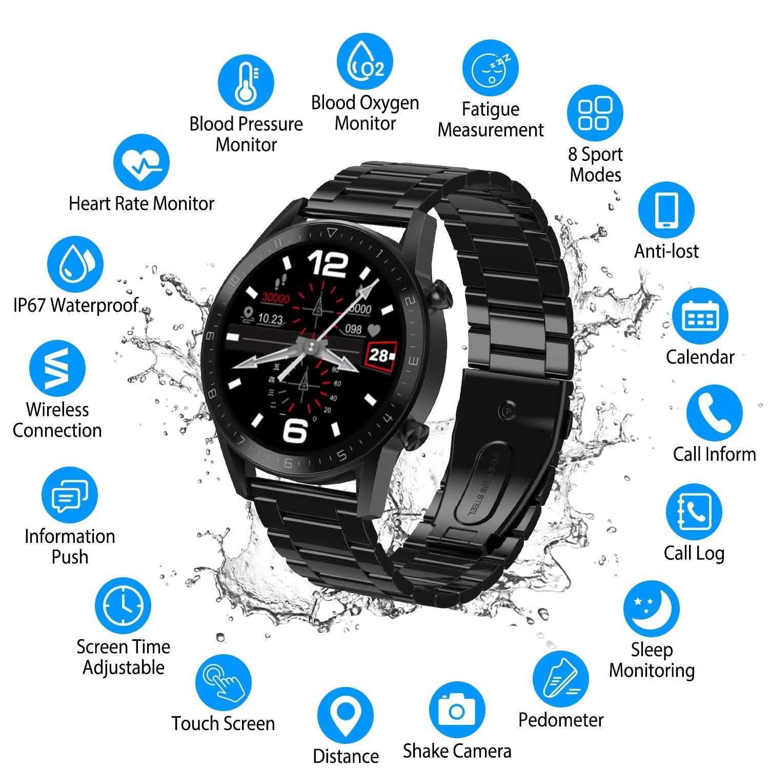 IP67 Waterproof Wireless Smartwatch Fitness Tracker DailySale