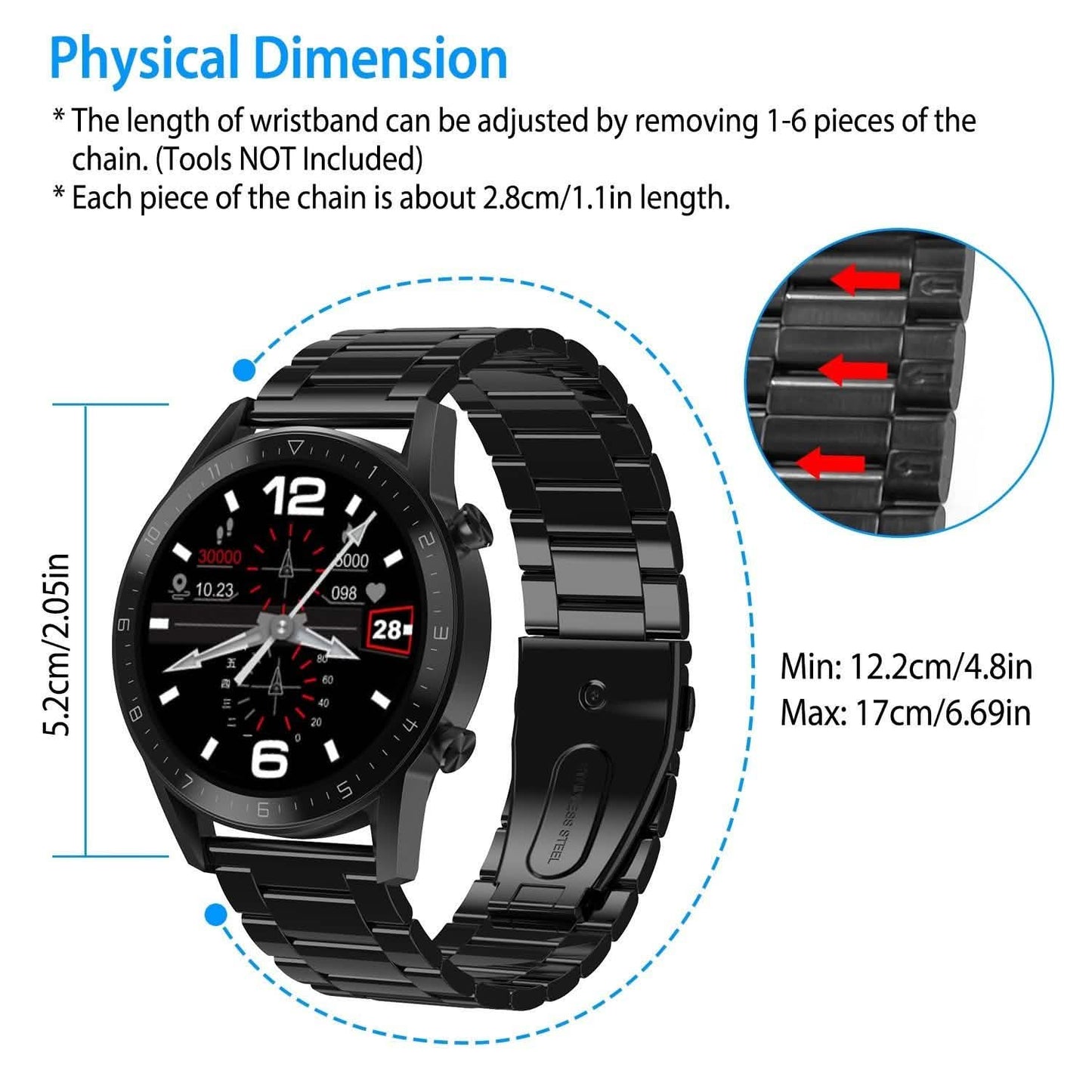 IP67 Waterproof Wireless Smartwatch Fitness Tracker DailySale