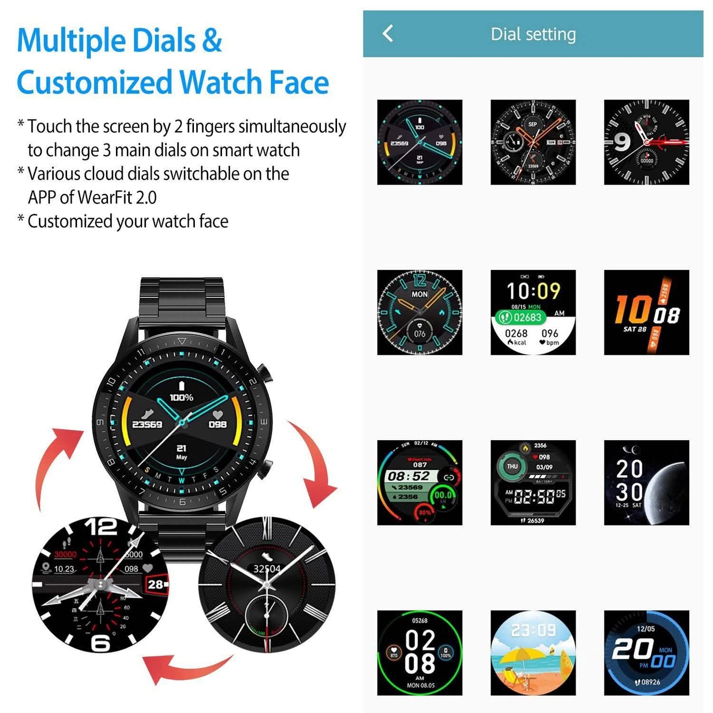 IP67 Waterproof Wireless Smartwatch Fitness Tracker DailySale