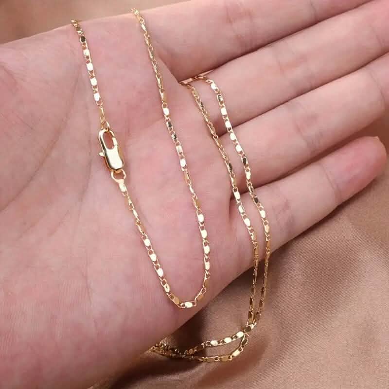 Italian 18K Gold Plated Punk Chain Necklace DailySale