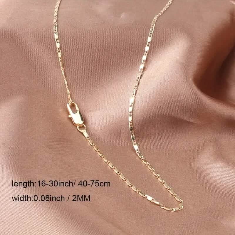Italian 18K Gold Plated Punk Chain Necklace DailySale