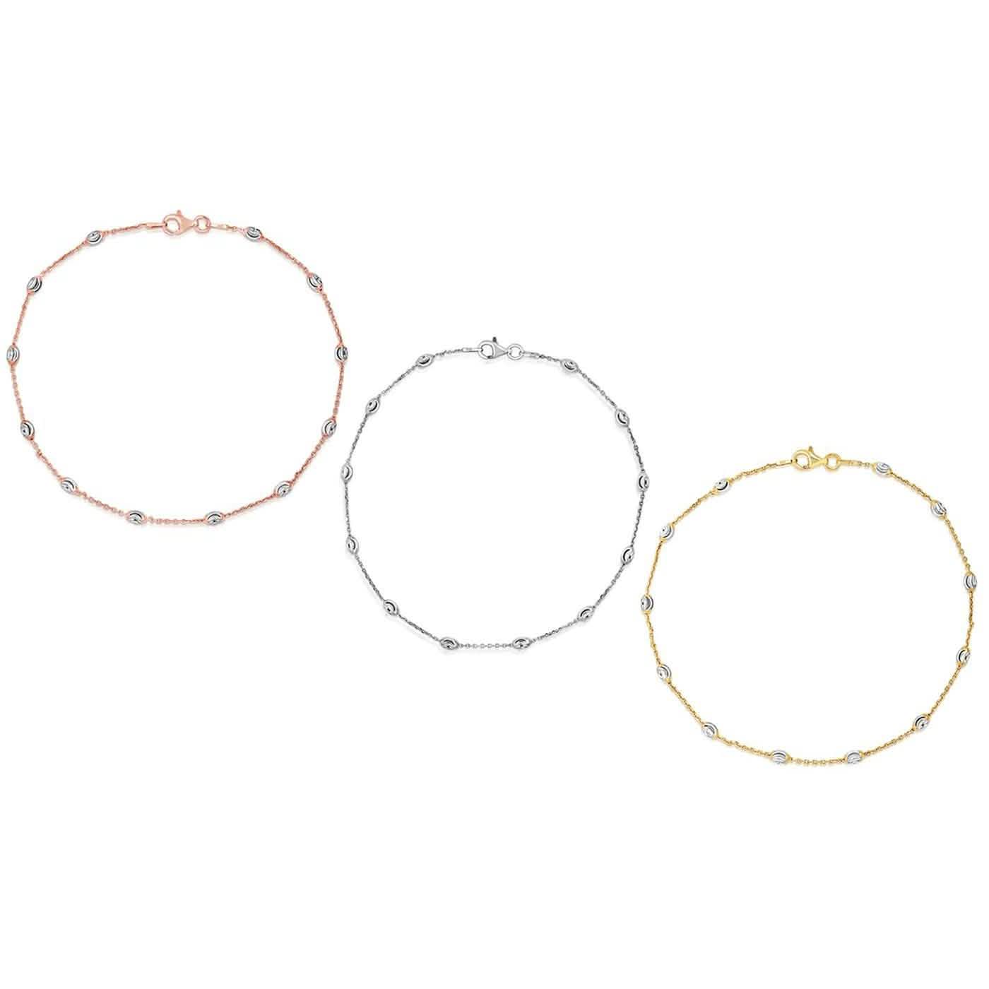 Italian Sterling Silver 10" Anklets DailySale