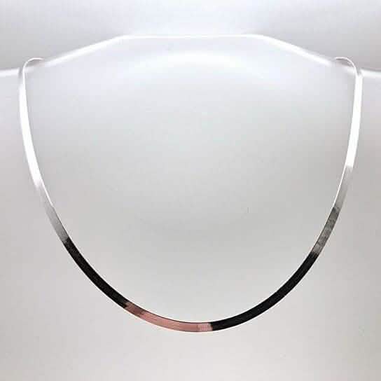 Italian Sterling Silver Herringbone Chain DailySale