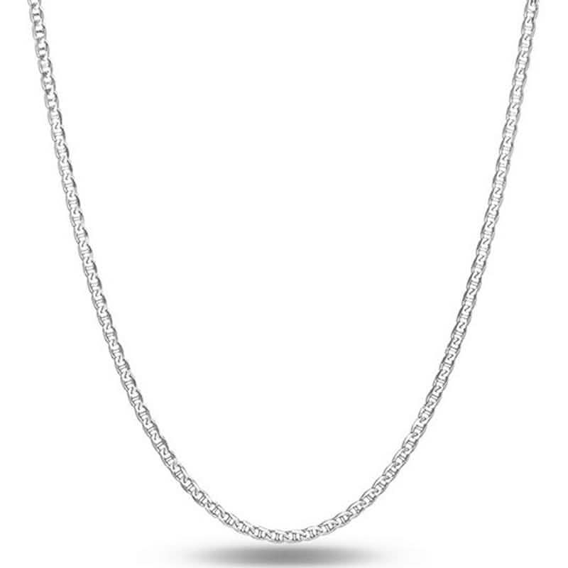 Italian Sterling Silver Mariner Link Chain DailySale