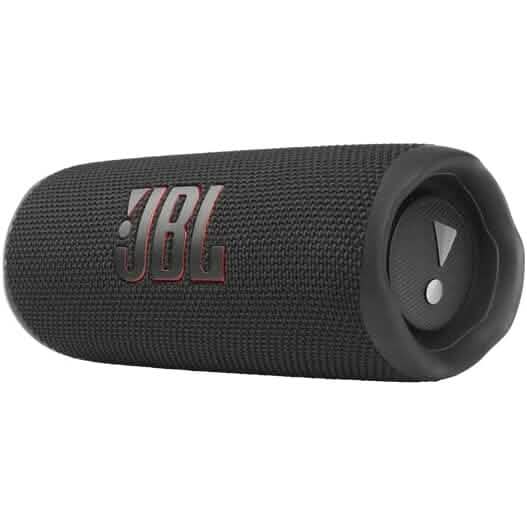 JBL FLIP 6 Waterproof Portable Speaker Bundle with gSport Carbon Fiber Case (Black)  (Refurbished) DailySale