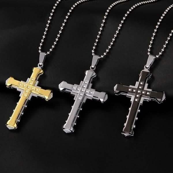 Jesus Cross Pendant Necklace Jewelry DailySale