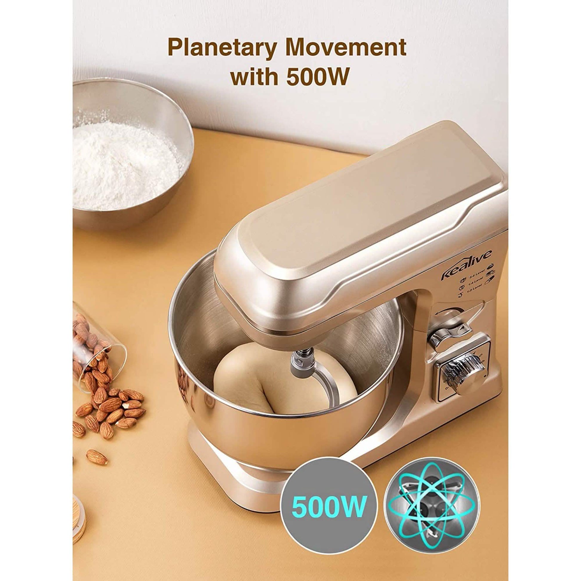 Kealive Stand Mixer - Electric Food Mixer Kitchen with 5.5QT DailySale