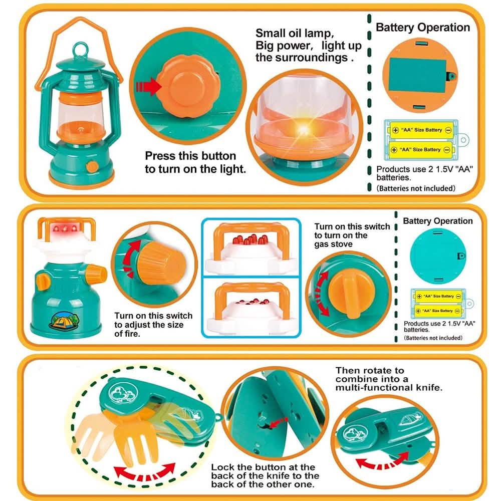 Kid’s Camping Tent Toy Set DailySale