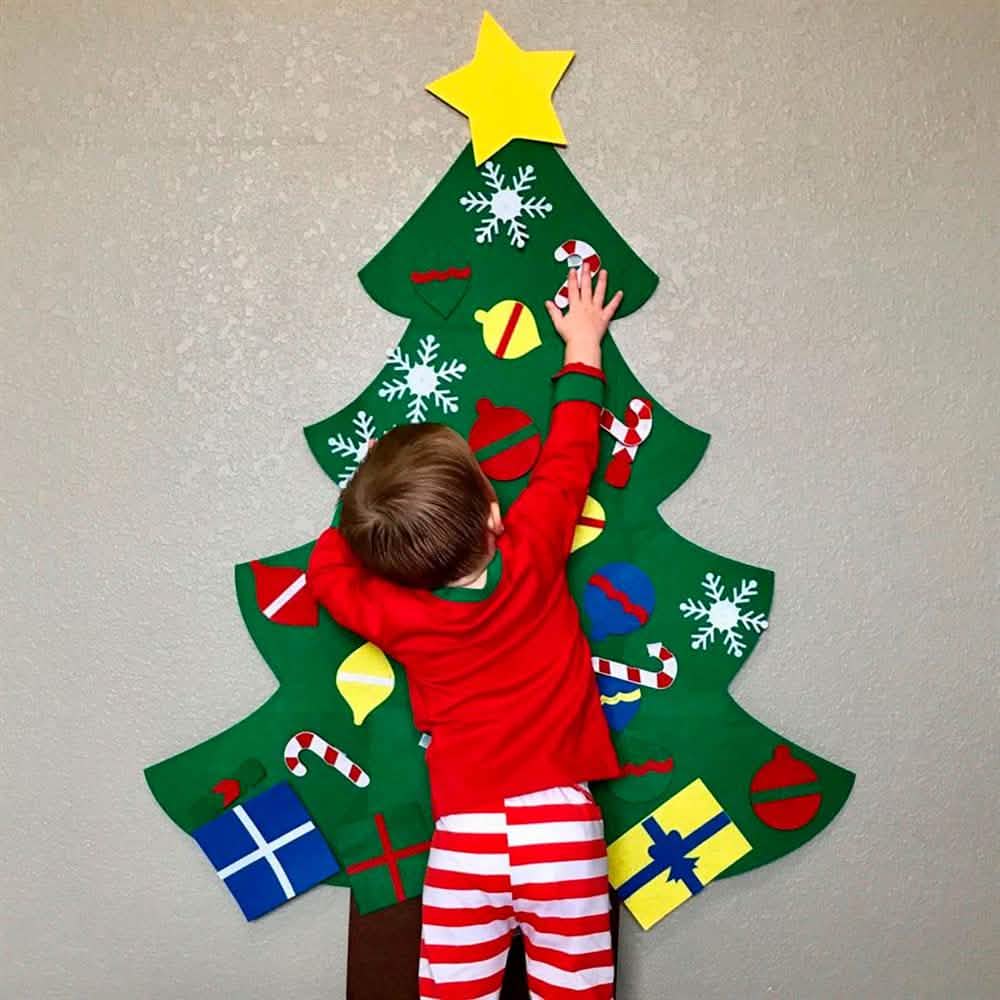 Kids Decorative DIY Felt Christmas Tree DailySale