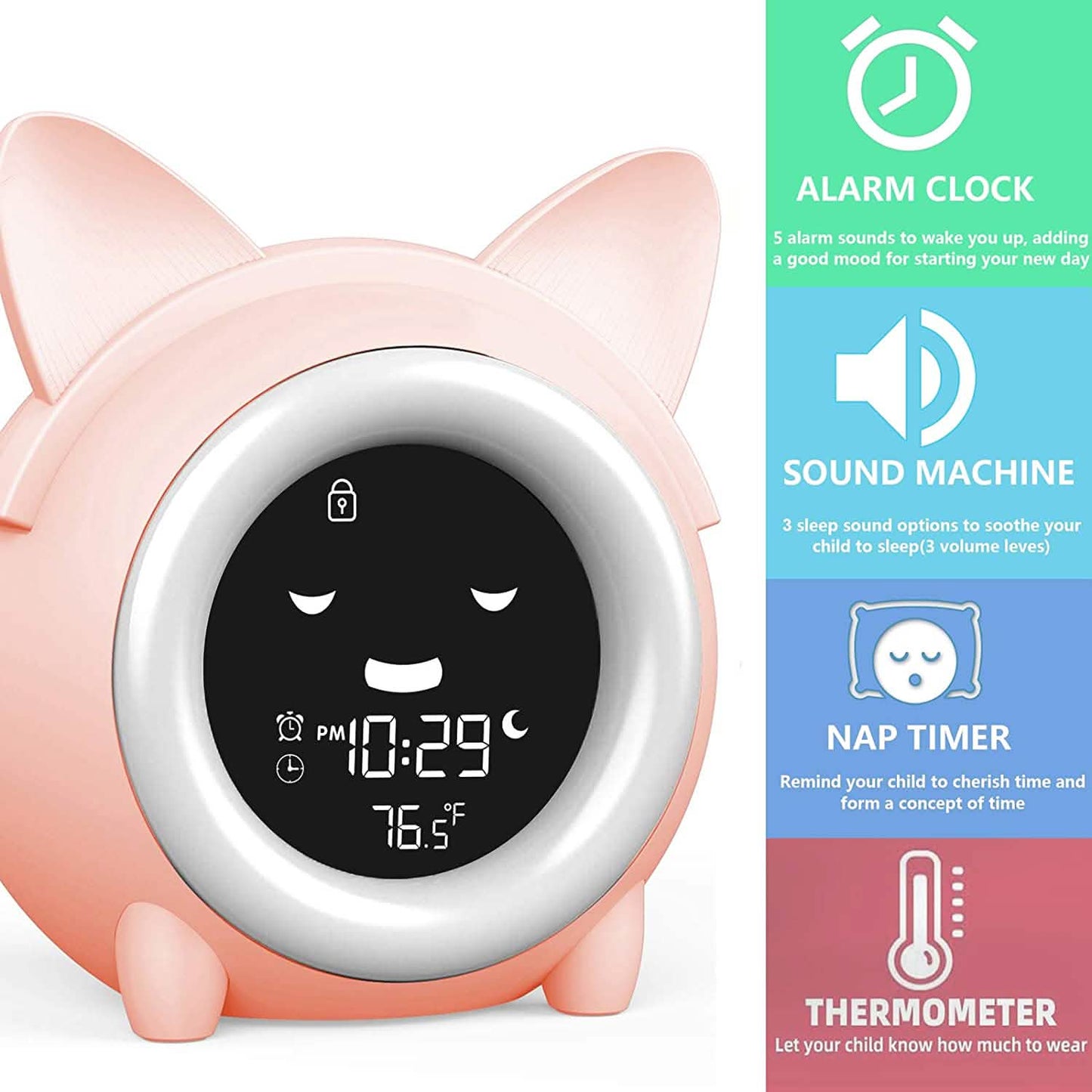 Kids Digital Alarm Clock with Night Light DailySale