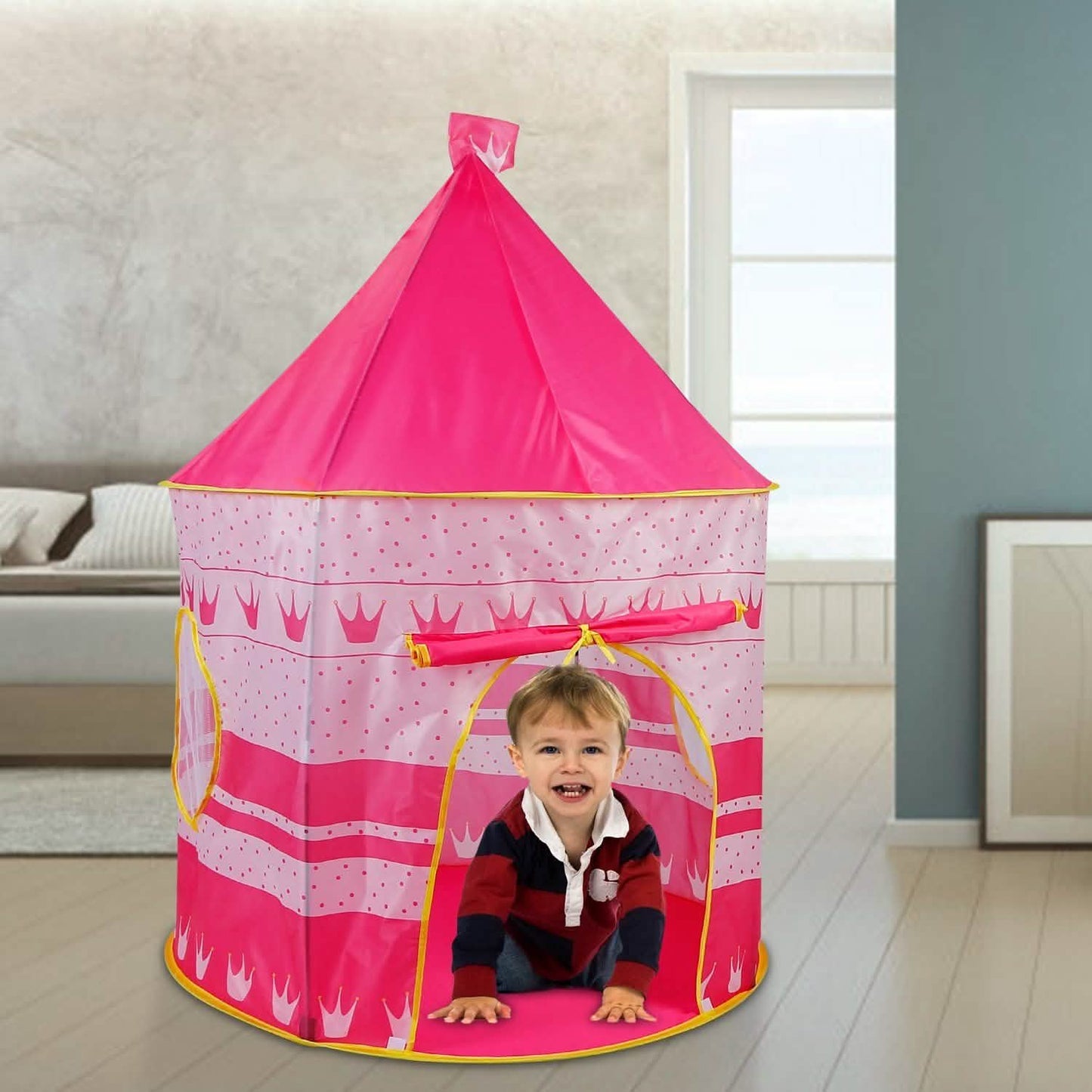 Kids Foldable Pop Up Play Tent DailySale