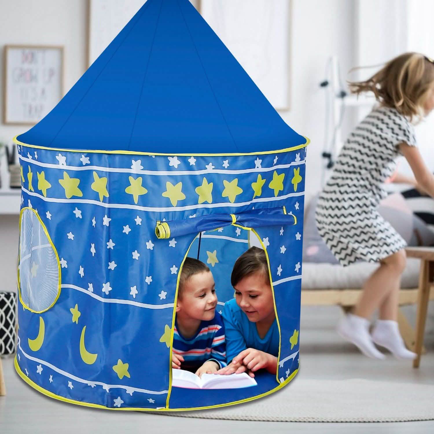 Kids Foldable Pop Up Play Tent DailySale