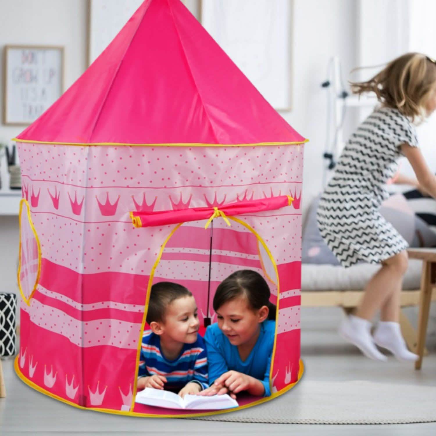 Kids Foldable Pop Up Play Tent DailySale