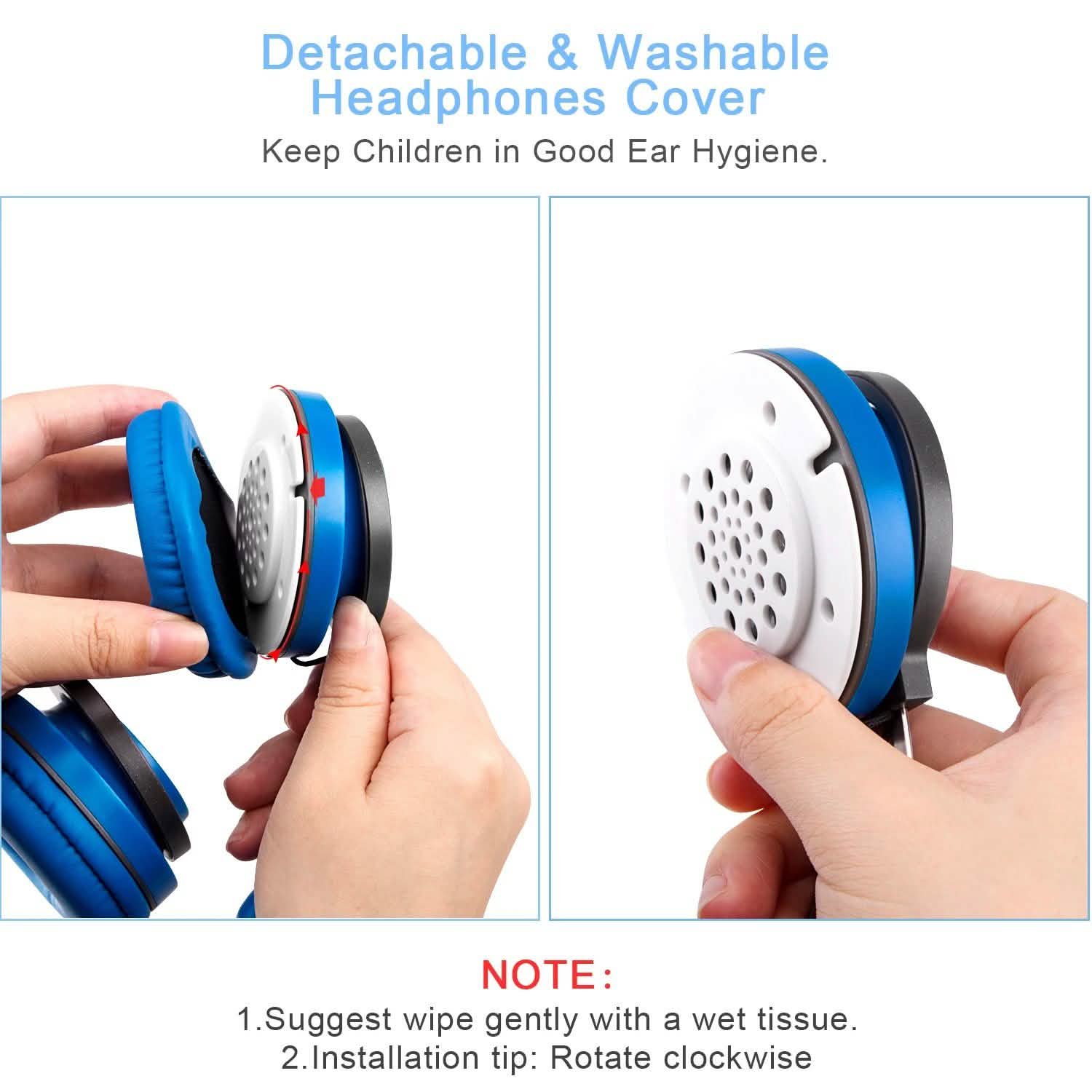Kids Over Ear Wired Headsets with 85dB Volume Limit DailySale