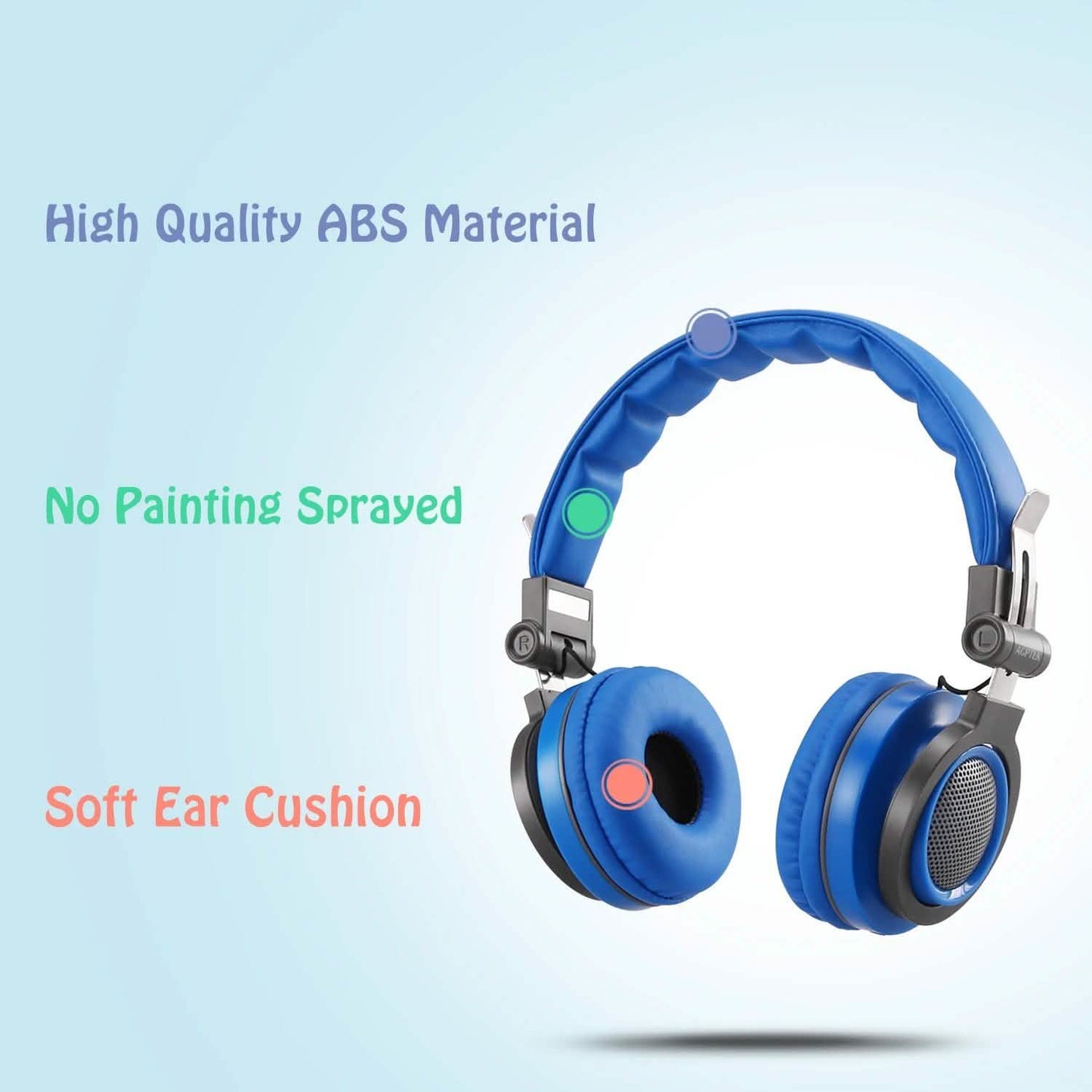 Kids Over Ear Wired Headsets with 85dB Volume Limit DailySale