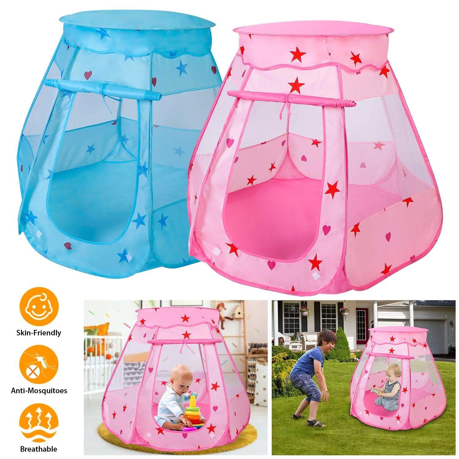 Kids Pop Up Prince Princess Toddler Play Tent DailySale