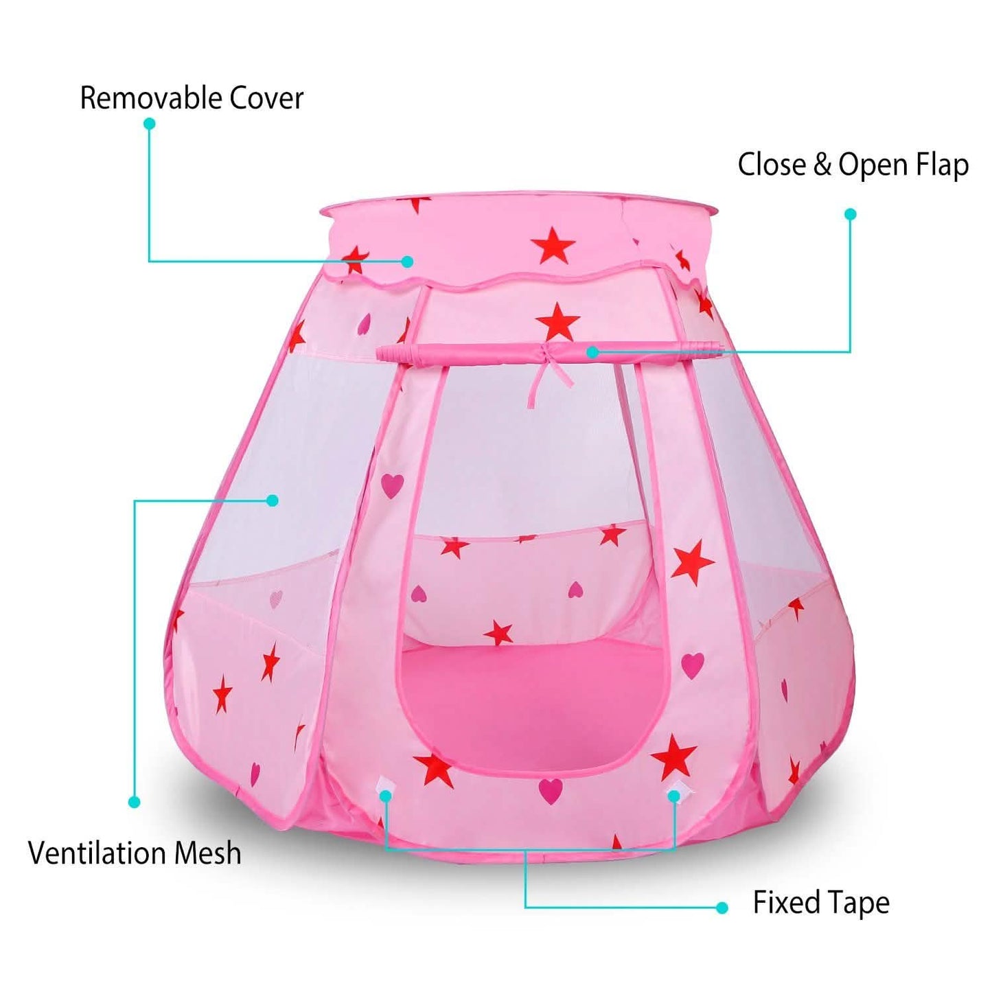 Kids Pop Up Prince Princess Toddler Play Tent DailySale