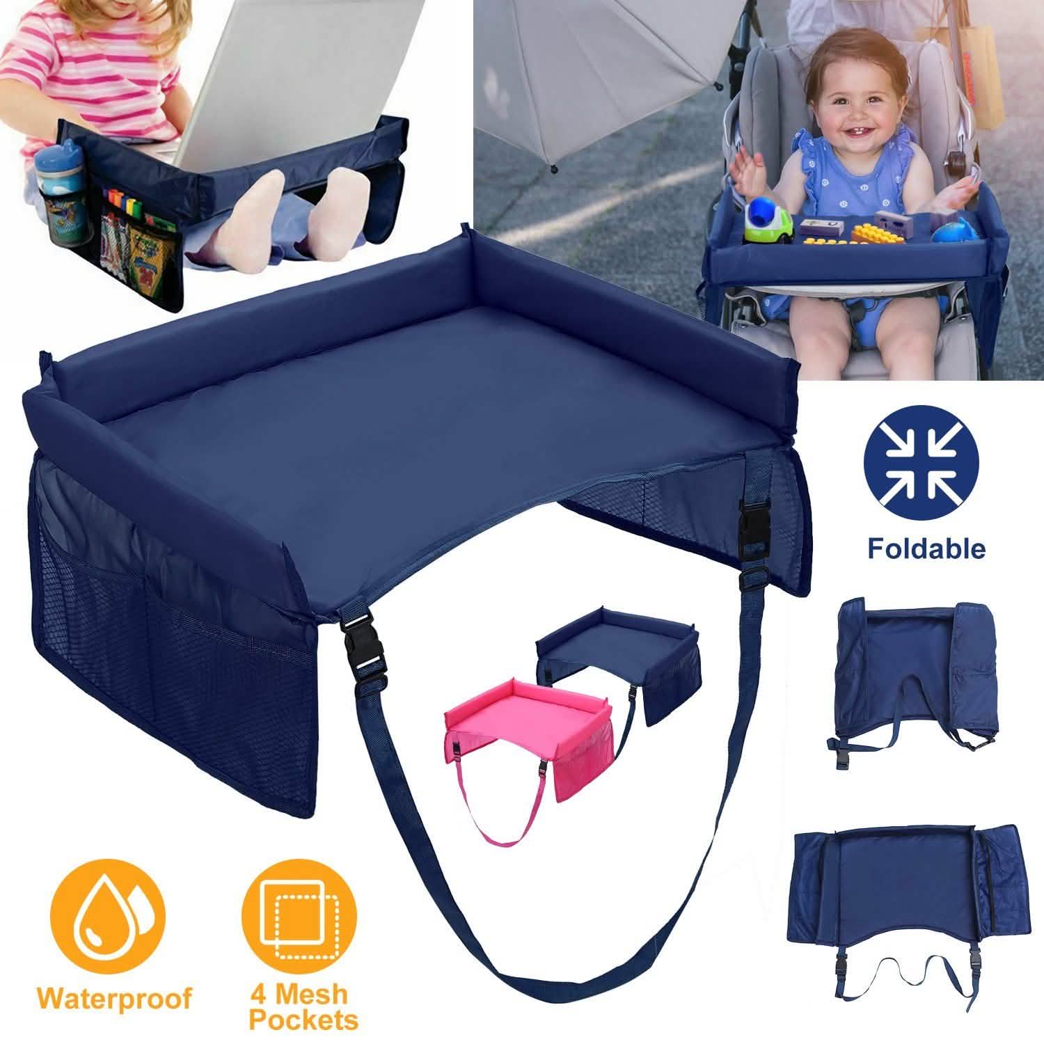 Kids Safety Travel Tray Waterproof Car Seat DailySale