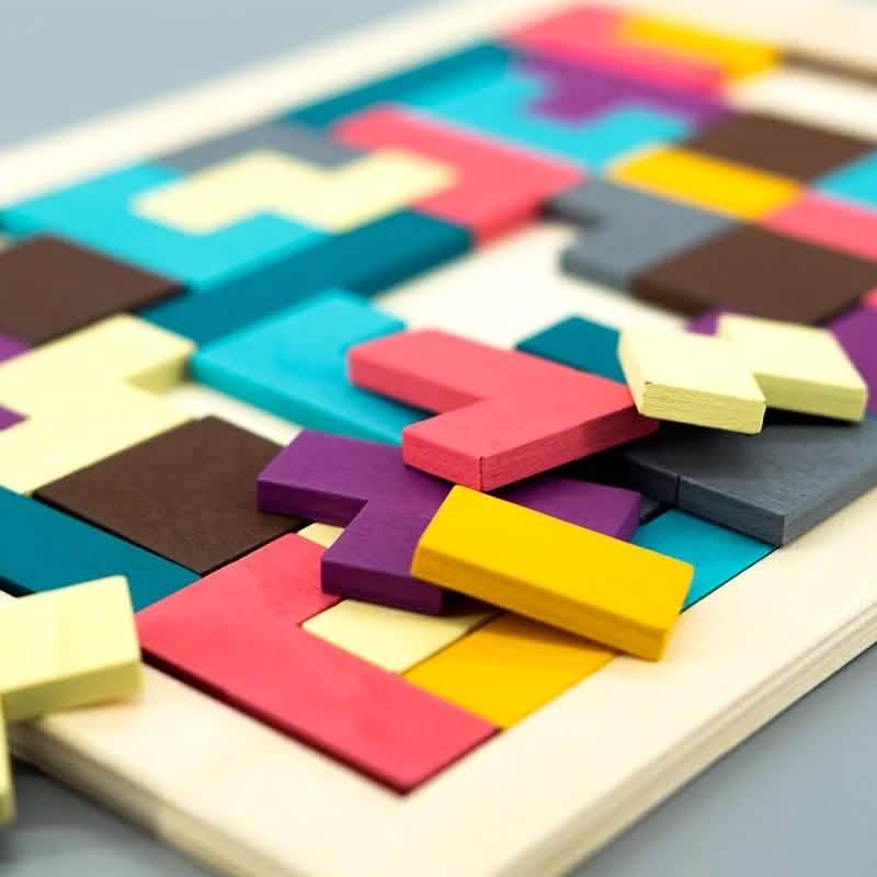 Kids Wood Logic Puzzle DailySale