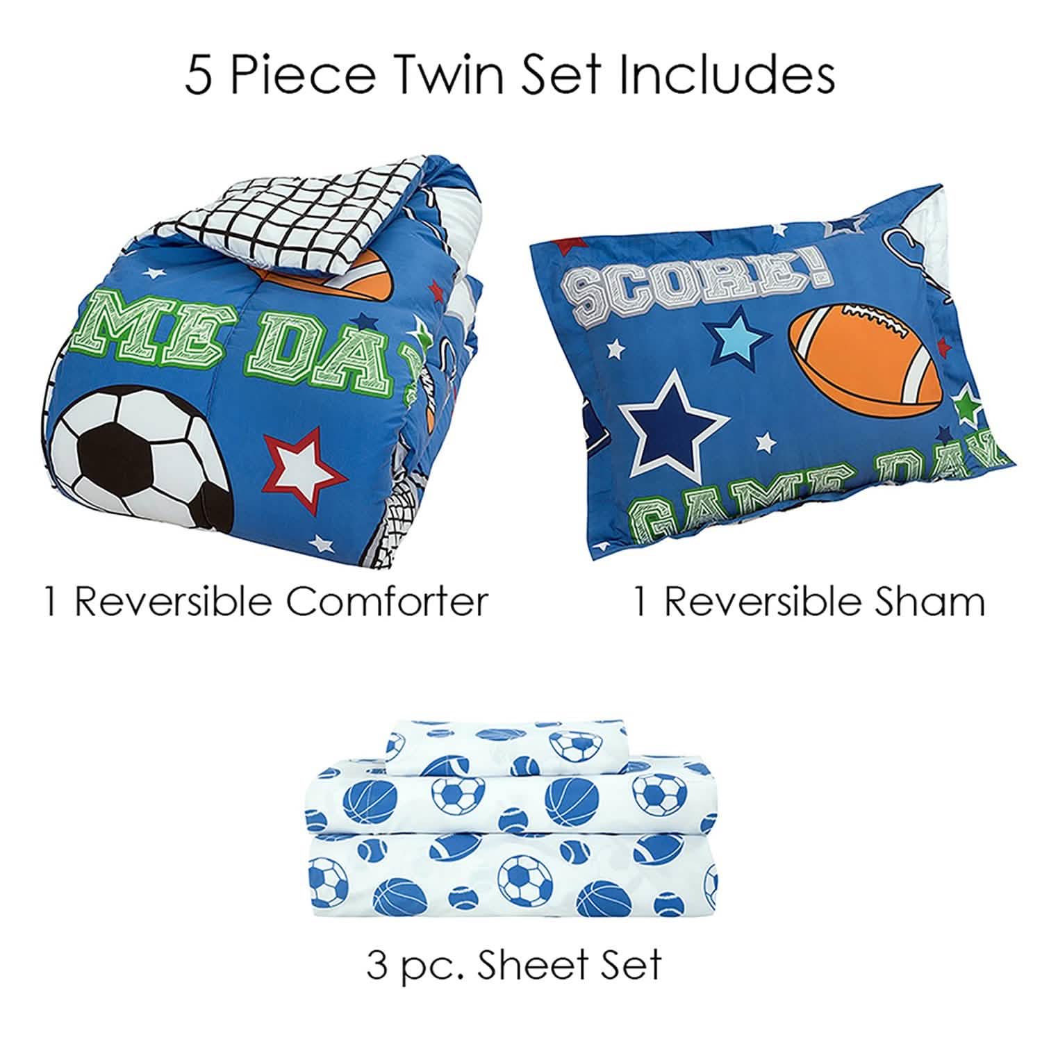 Kidz Mix Game Day Bed in a Bag DailySale