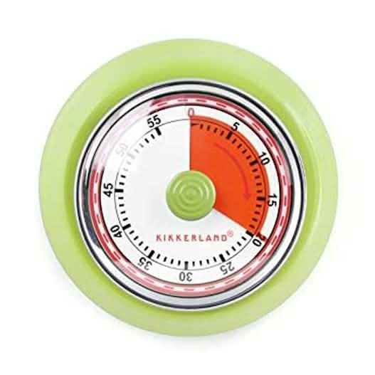 Kikkerland Magnetic Kitchen Green Timer DailySale