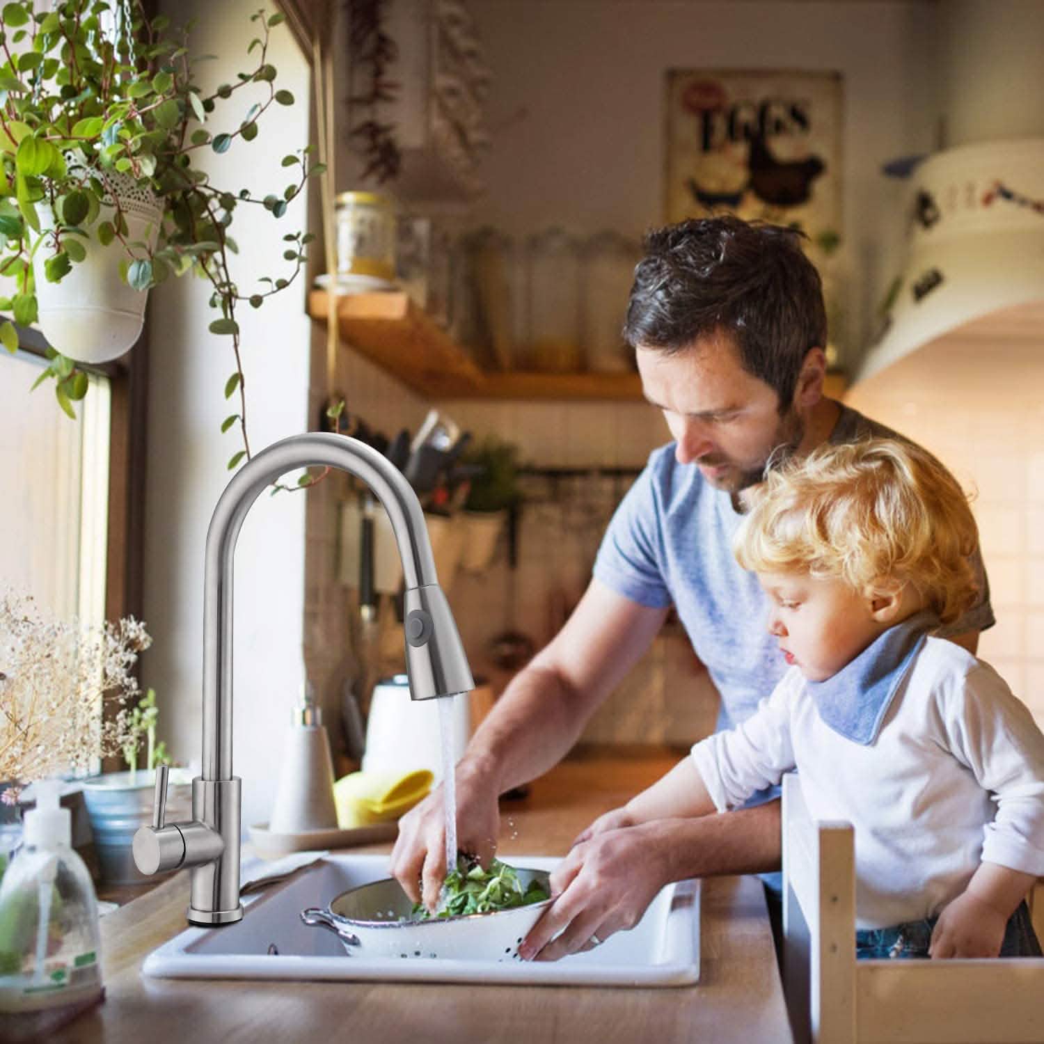 Kitchen Faucets Single Handle Kitchen DailySale