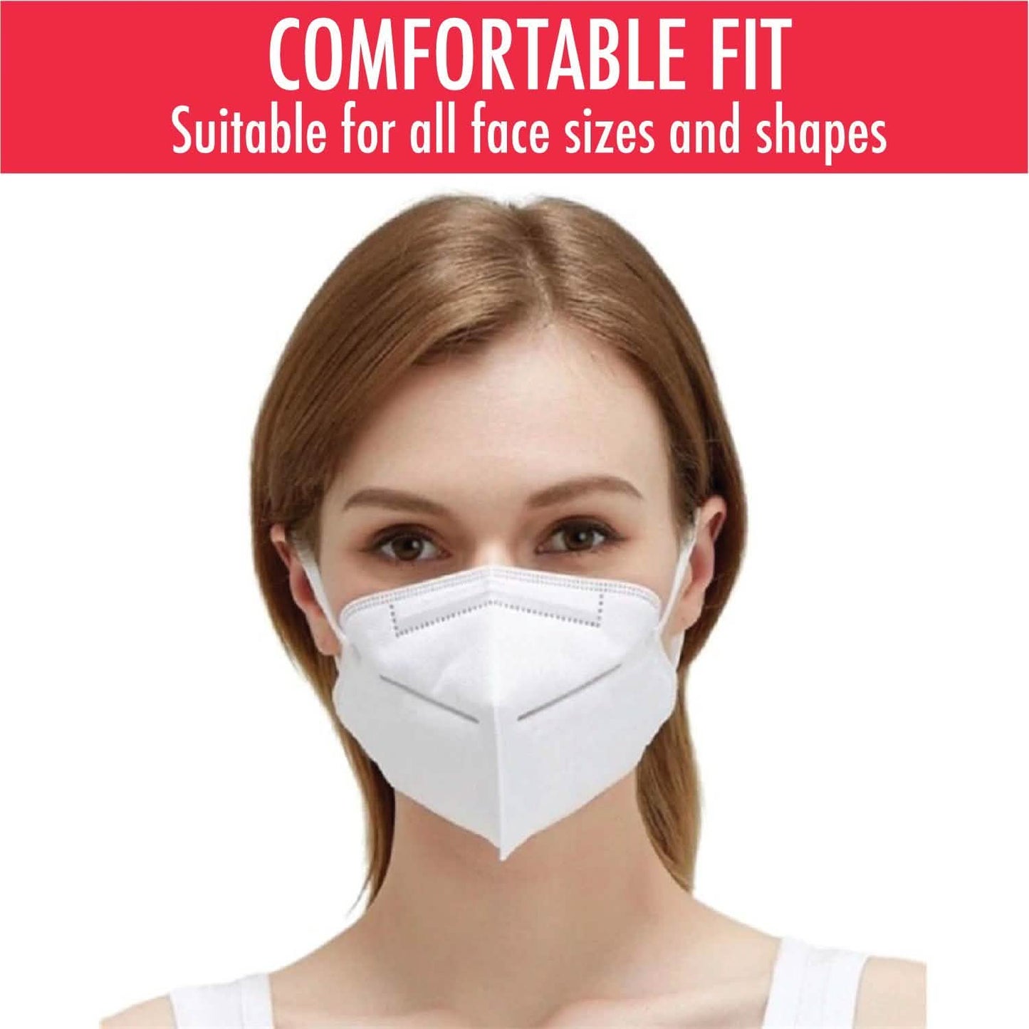 KN95 Protective Breathable Outdoor Face Mask with Nose Clip DailySale