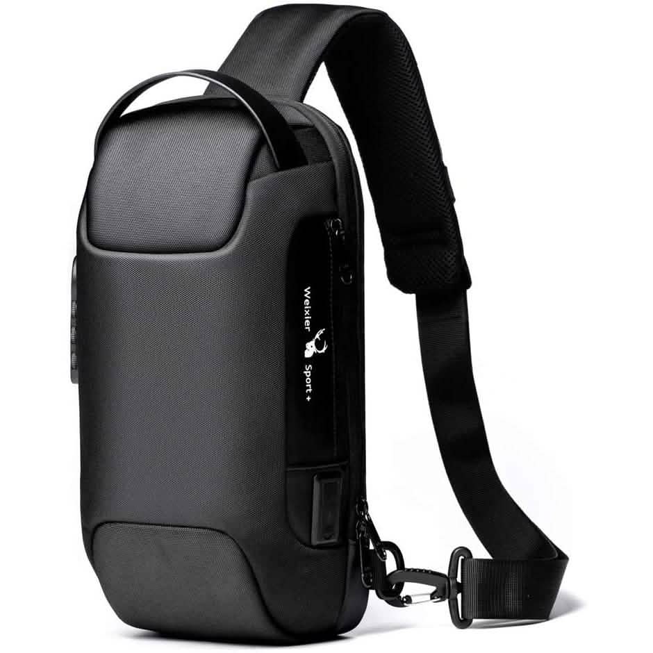 KPYWZER Anti-theft Sling Backpack with USB Charging Port DailySale