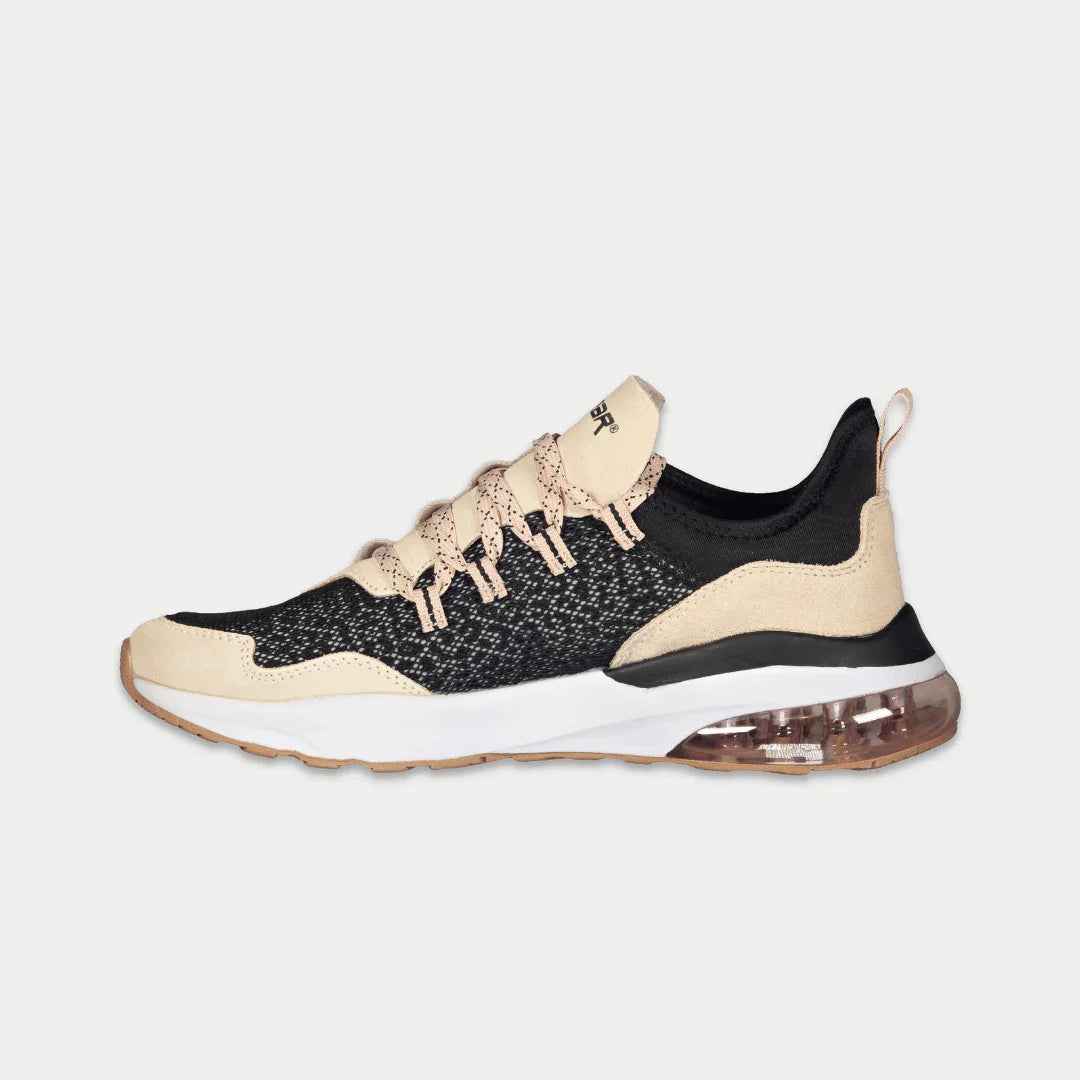 LA Gear Women’s Runyon Lowtop | Black x Pink