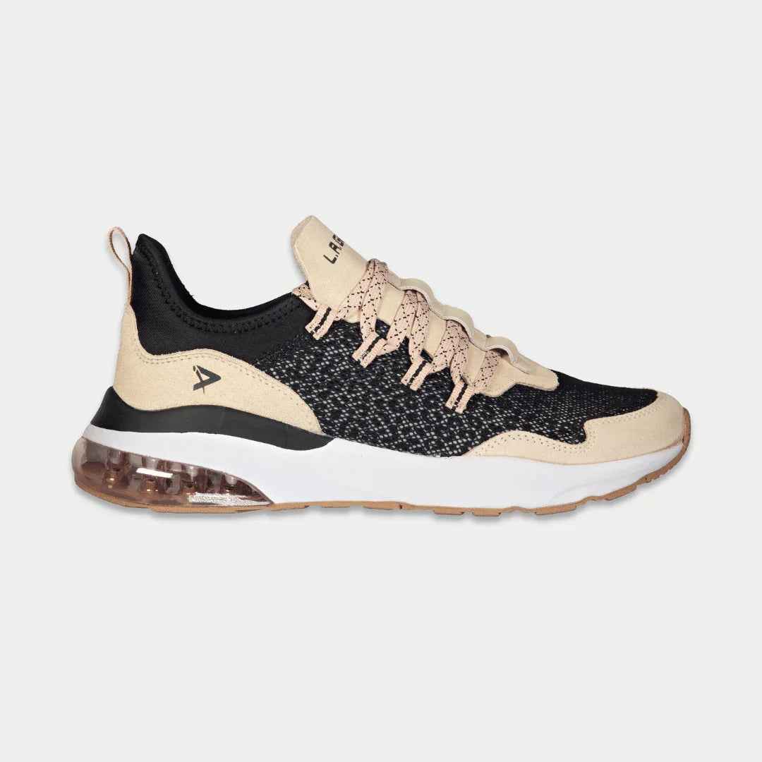 LA Gear Women’s Runyon Lowtop | Black x Pink