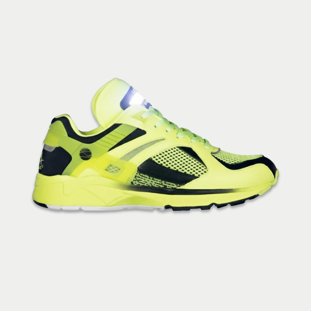 LA Gear Men's Catapult Light-Up x Glow Lowtop | Neon Yellow x Black LA Gear