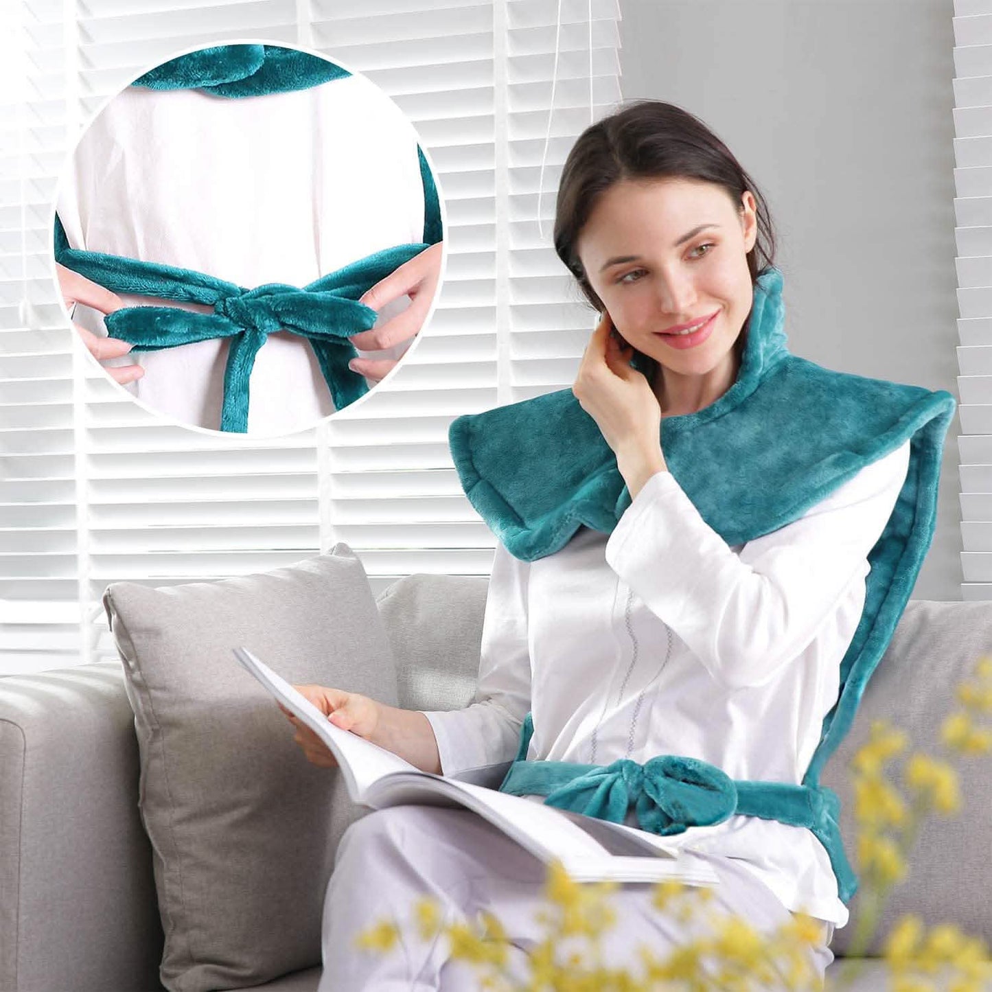 Large Heating Pad for Back and Shoulder DailySale
