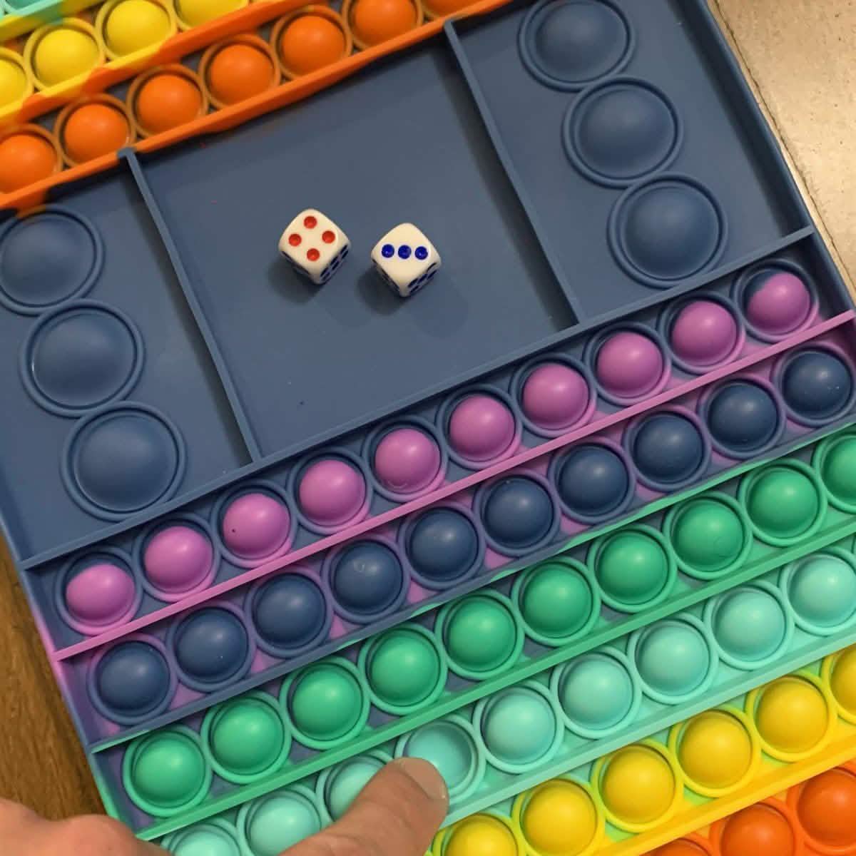 Large Push POP Game and Dice Board DailySale