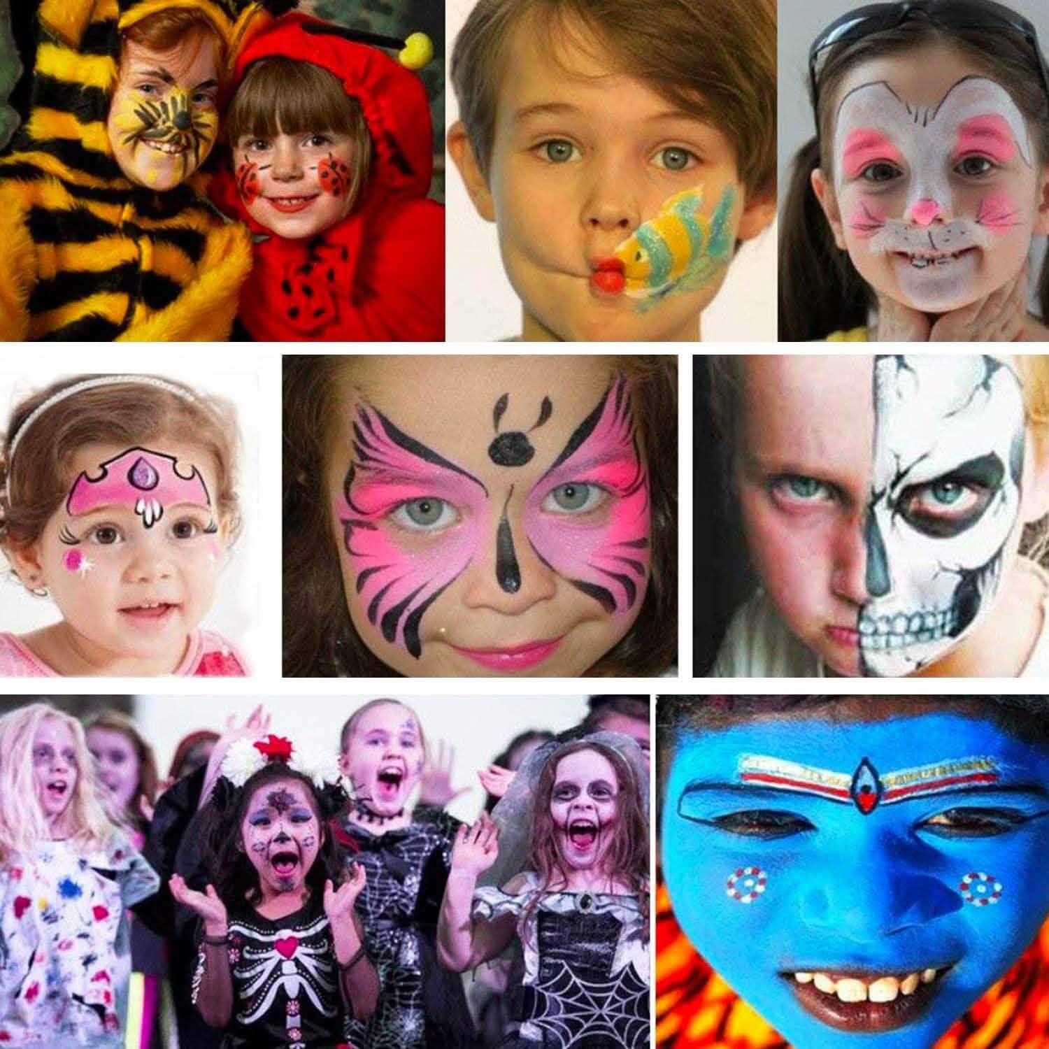 Lasten 12 Colors Face Paint Crayons DailySale