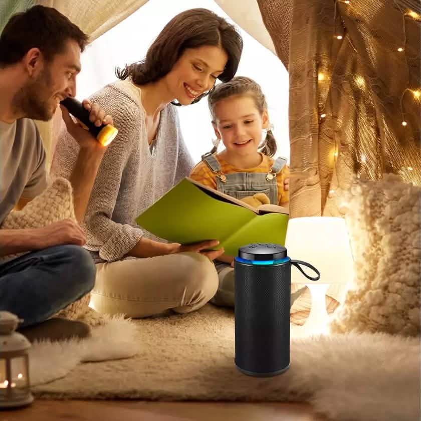 Laud 3D Stereo Rechargable Portable Bluetooth Speaker DailySale