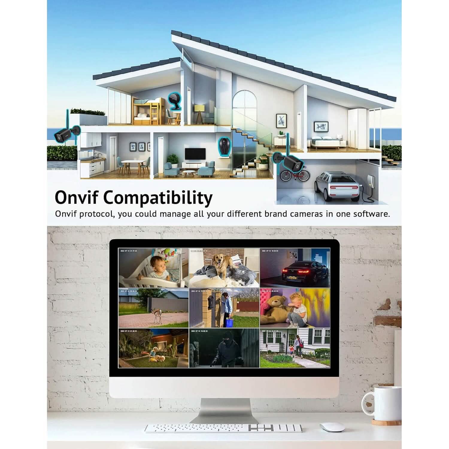 LaView Security Camera Outdoor 1080P HD Wi-Fi Camera  (Refurbished) DailySale