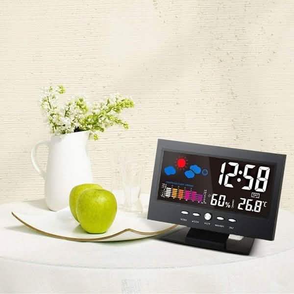 LCD Color Screen Digital Backlight Snooze Alarm Clock DailySale