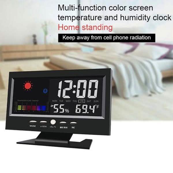 LCD Color Screen Digital Backlight Snooze Alarm Clock DailySale