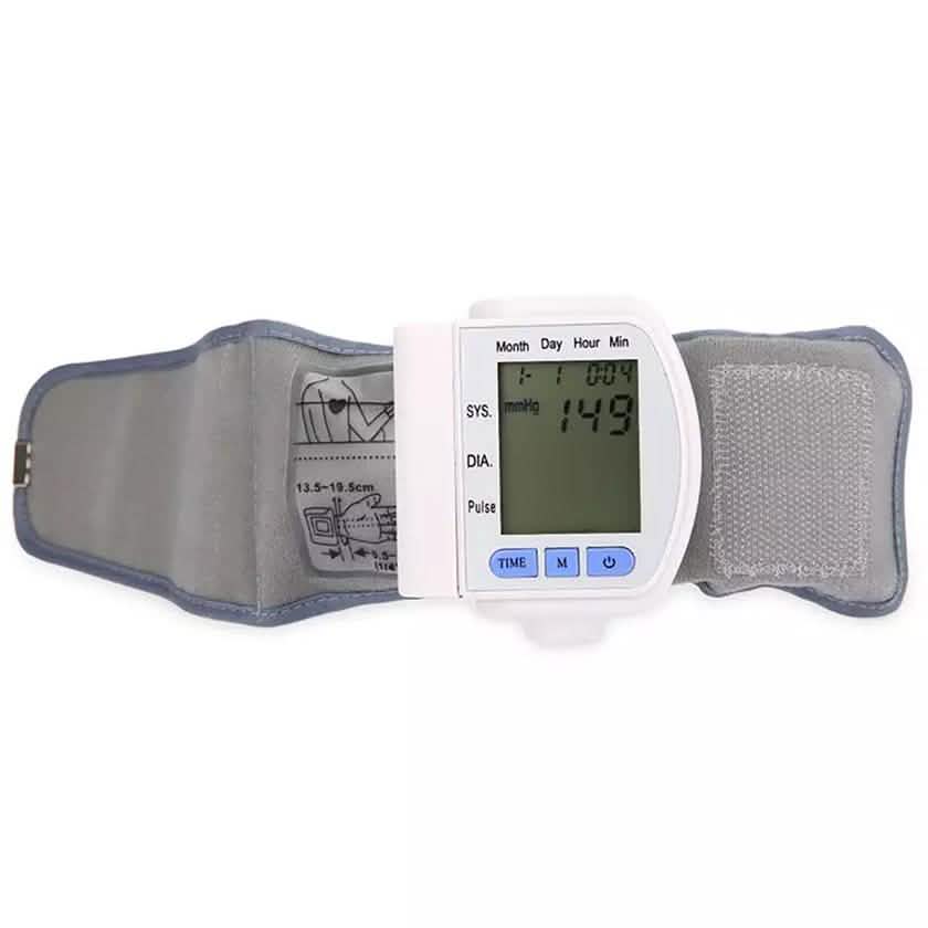 LCD Digital Automatic Wrist Cuff Blood Pressure Monitor DailySale