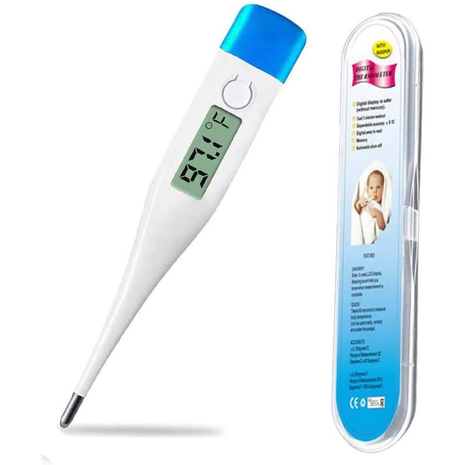 LCD Digital Thermometer Fahrenheit °F High Precision Waterproof Thermometer DailySale