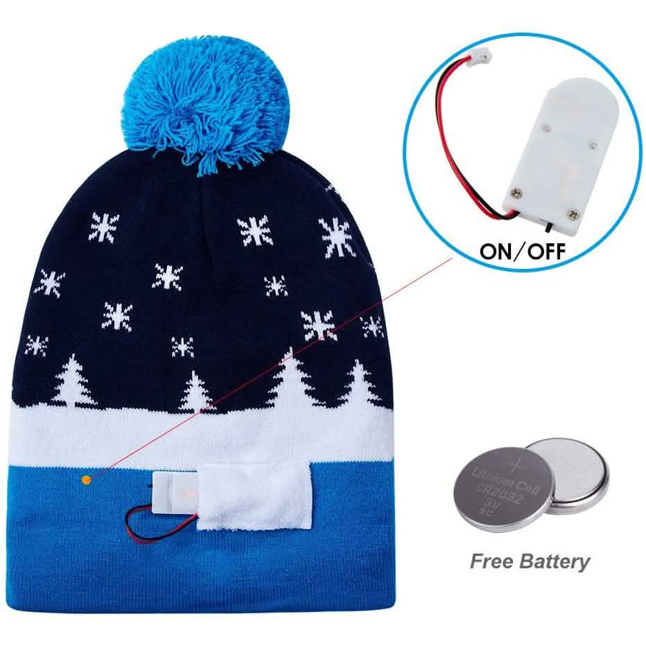 LED Christmas Knitted Hat DailySale