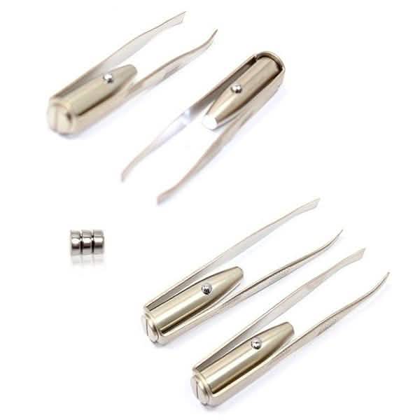 Led Light Eyelash Eyebrow Hair Removal Tweezers DailySale
