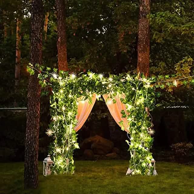 LED Solar Ivy Leaf String Light DailySale
