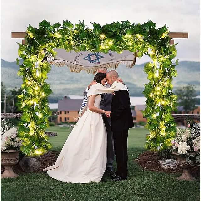 LED Solar Ivy Leaf String Light DailySale