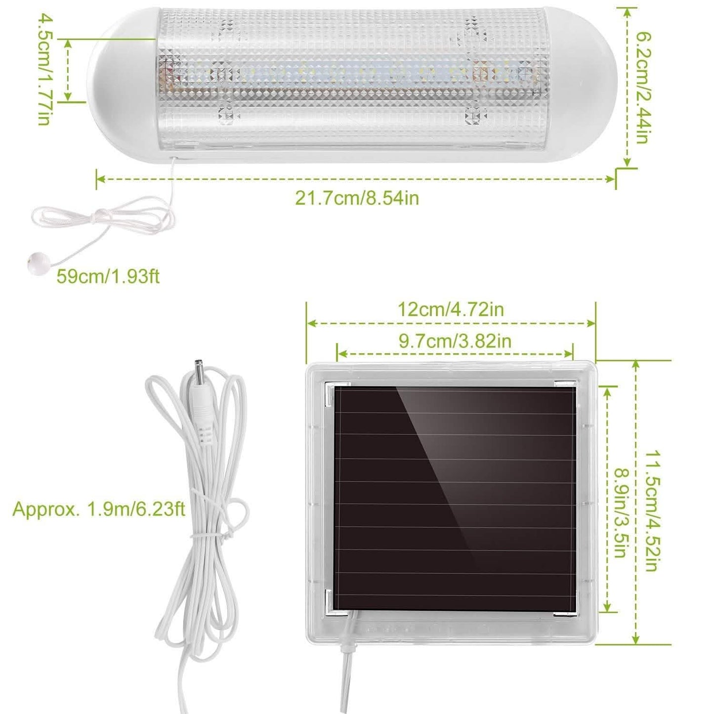 LED Solar Lights Powered Security Light Kit DailySale