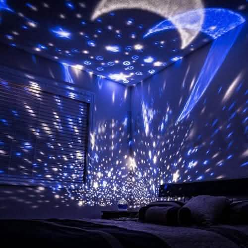 LED Star & Moon Night Time Projector DailySale