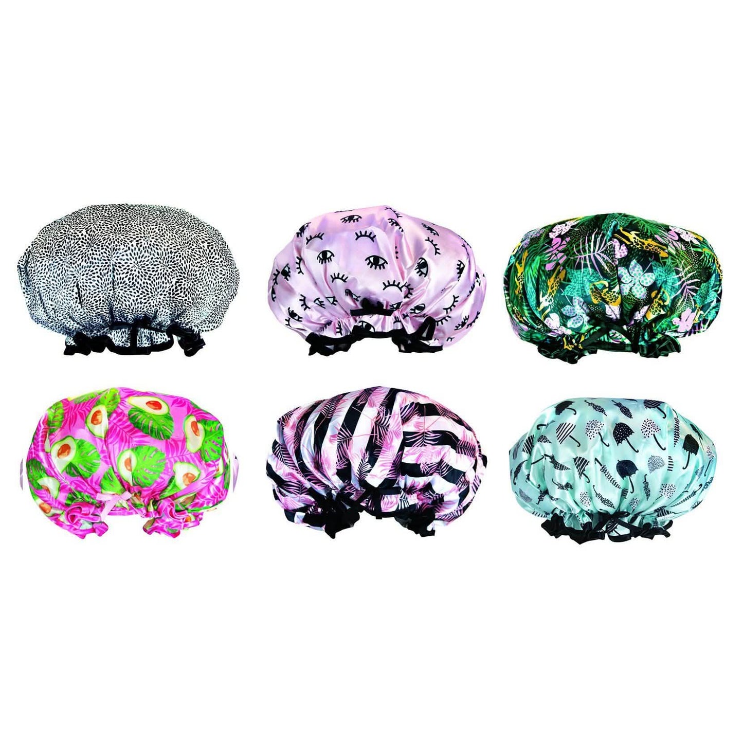 Lemon Lavender Comfy Retro Style Shower Cap DailySale