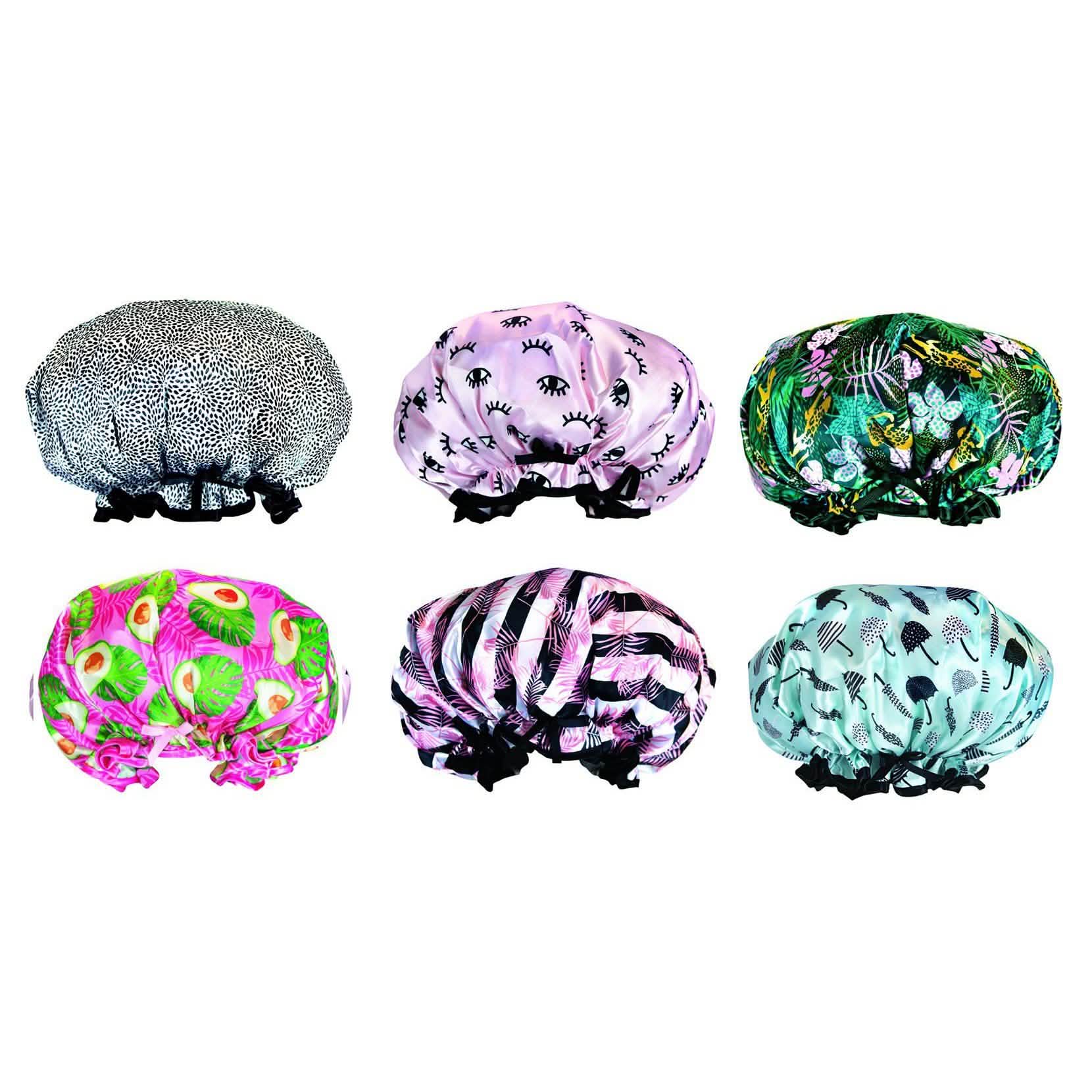 Lemon Lavender Comfy Retro Style Shower Cap DailySale