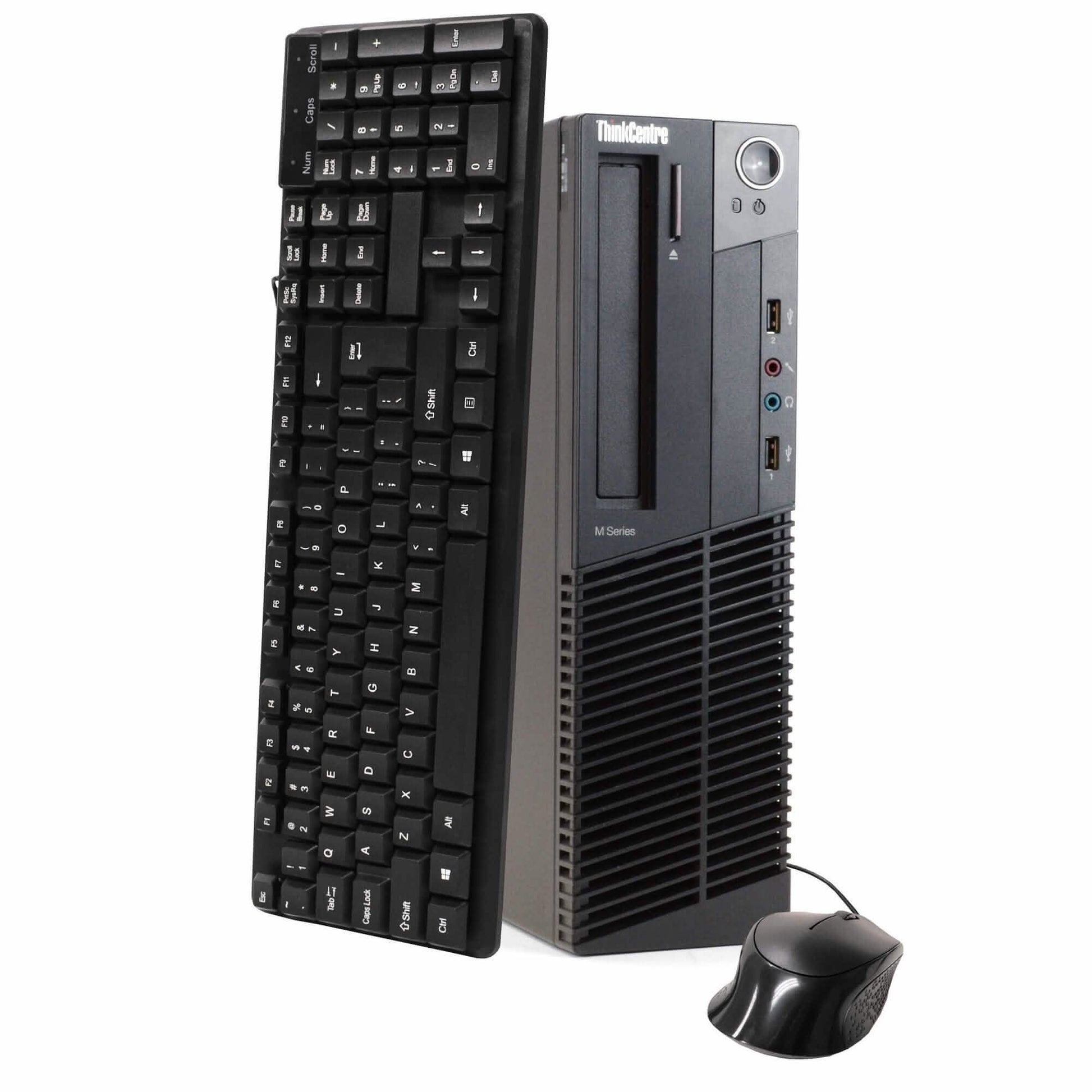 Lenovo ThinkCentre M92 Desktop Computer with 19" Flat Screen Monitor (Refurbished) DailySale